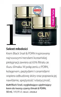 Hebe Wygładzająco-ujędrniający krem do twarzy czarny ślimak & PDRN CLIV Black Snail oferta