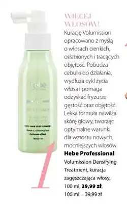 Hebe Kuracja zagęszczająca włosy Volumission Densifying Treatment Hebe Professional oferta