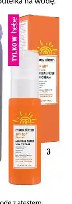 Krem do twarzy z filtrem mineralnym SPF 50+ Maru.derm