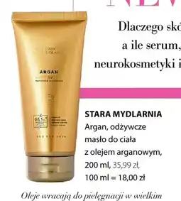 Hebe Argan odżywcze masło do ciała z olejem arganowym Stara Mydlarnia oferta