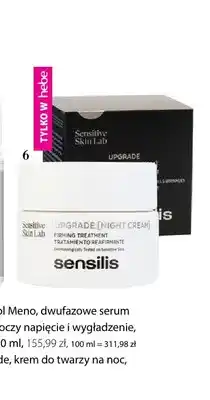 Hebe Krem do twarzy na noc Sensilis Upgrade oferta