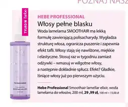 Hebe Woda lamelarna do włosów Hebe Professional Smoothair Lamellar Elixir oferta