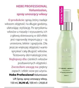 Hebe Spray unoszący włosy Hebe Professional Volumission Lift oferta