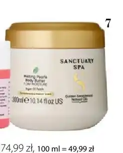 Hebe Masło do ciała z kapsułkami olejku arganowego Golden Sandalwood Sanctuary Spa oferta