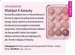 Hebe Paleta cieni do powiek Colorgram Pin Point 01 Peach + Coral oferta