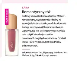 Hebe Błyszczący tint do ust Laka Fruity Glam Tint 111 Mellow oferta