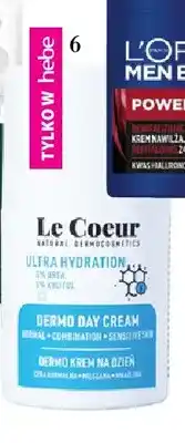 Hebe Le Coeur ultranawilżający dermo krem do twarzy na dzień 5% mocznika 5% ksylitolu oferta