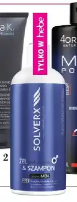 Hebe Solverx Dermo Men żel pod prysznic i szampon do włosów 2 w 1 oferta