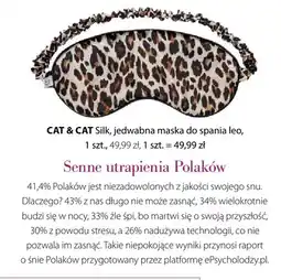 Hebe Jedwabna maska do spania leo Silk Cat oferta