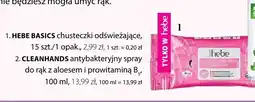 Hebe Chusteczki odświeżające Hebe Basics oferta