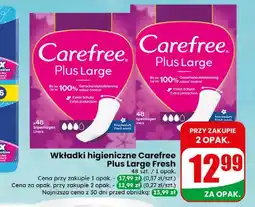 Dino Wkładki higieniczne Carefree oferta