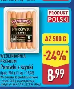 ALDI Parówki Wędliniarnia Premium oferta