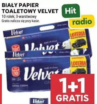 Biały Papier Toaletowy Velvet