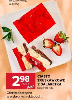 Stokrotka Market Ciasto Truskawkowe z Galaretką Bison oferta