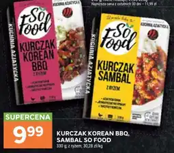 Stokrotka Kurczak Korean BBQ, Sambal So Food oferta
