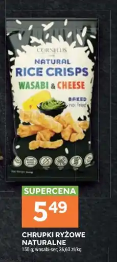 Stokrotka Cornellus Natural Rice Crisps Wasabi & Cheese oferta
