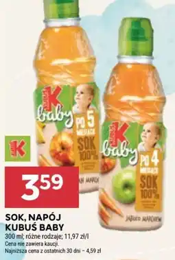 Stokrotka Sok, Napój Kubuś Baby oferta