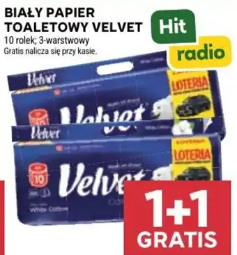 Biały Papier Toaletowy Velvet