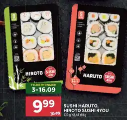 Stokrotka Market Sushi Haruto, Hiroto Sushi 4You oferta