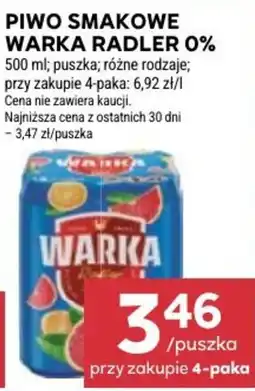 Stokrotka Market Piwo Smakowe Warka Radler 0% oferta