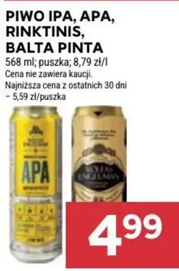 Stokrotka Market Piwo IPA, APA, Rinktinis, Balta Pinta oferta