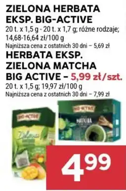 Stokrotka Market Herbata EKSP. ZIELONA MATCHA BIG ACTIVE oferta