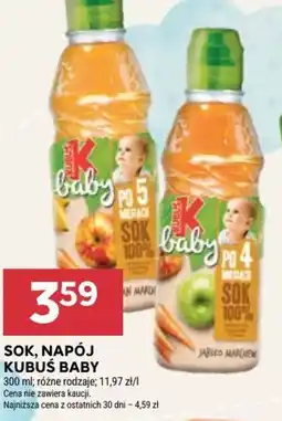 Stokrotka Market Sok, Napój Kubuś Baby oferta