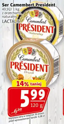 Prim Market Camembert PRÉSIDENT Orzech oferta