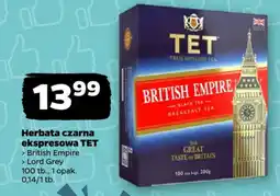 Netto Herbata czarna ekspresowa TET British Empire oferta