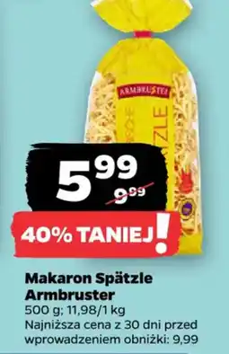 Netto Makaron Spätzle Armbruster oferta