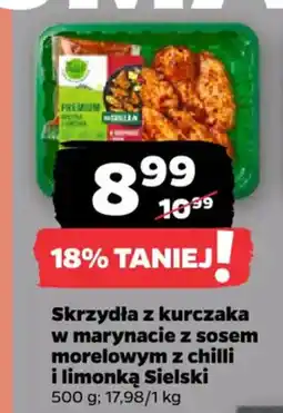 Netto Skrzydła z kurczaka w marynacie z sosem morelowym z chilli i limonką Sielski oferta