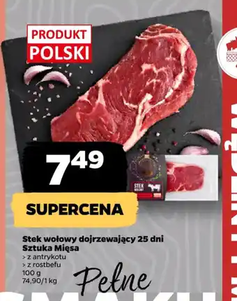 Stek wołowy dojrzewający 25 dni Sztuka Mięsa