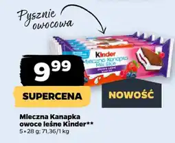Netto Mleczna Kanapka owoce leśne Kinder oferta