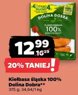 Netto Kiełbasa Śląska 100% Dolina Dobra oferta