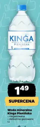 Netto Woda mineralna Kinga Pienińska oferta