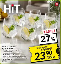 Selgros Szkłanki Allegra oferta