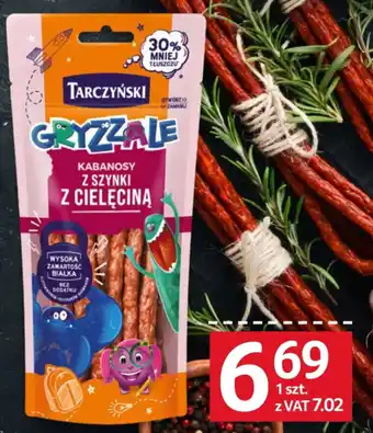 Tarczyński Gryzsale Kabanosy z szynki z ciełęciną