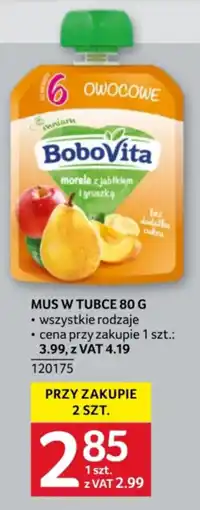 Selgros BoboVita morele z jabłkiem i gruszką oferta