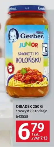 Selgros Gerber Junior Spaghetti po Bolońsku oferta