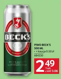 Selgros Piwo Beck's oferta