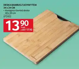 Selgros Deska bambus z uchwytem oferta