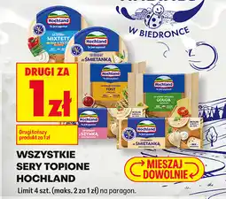 Biedronka Wszystkie sery topione Hochland oferta