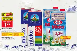 Biedronka Mleko UHT 3,2% Łowickie, Mlekovita Łączka oferta