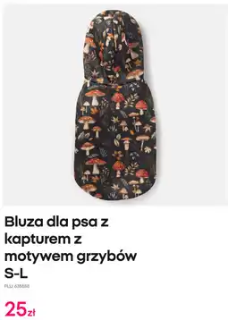 Pepco Bluza dla psa z kapturem z motywem grzybów S-L oferta