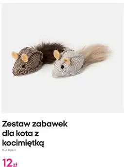 Pepco Zestaw zabawek dla kota z kocimiętką oferta