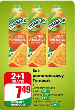 Dino Sok pomarańczowy Tymbark oferta