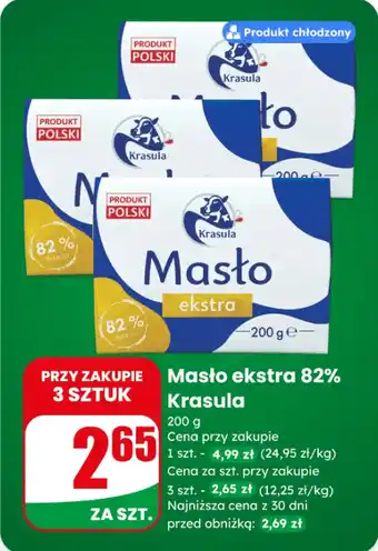Masło ekstra 82% Krasula