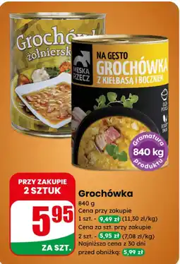Dino Grochówka na gęsto z kiełbasą i boczkiem Męska Rzecz oferta