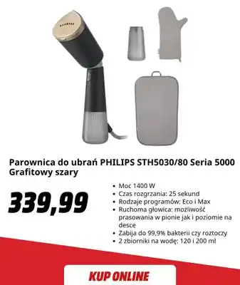 Parownica do ubrań Philips STH5030/80 Seria 5000 grafitowy szary