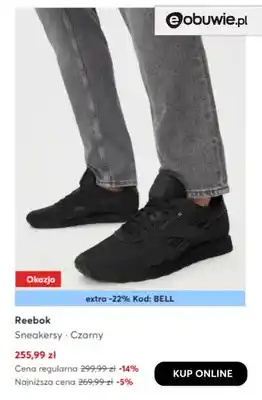 Sneakersy czarny Reebok